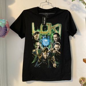 LOKI Marvel Infinity War Photo Collage Tee from Hot Topic